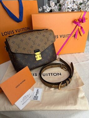 Louis Vuitton Pochette Métis Reverse Monogram Crossbody Bag (all inclusive)